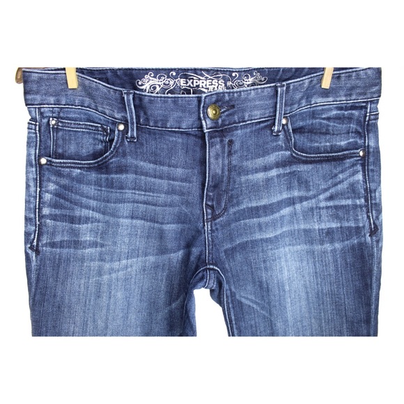 Express Preowned 10 Skinny Jeans Hemmed - Picture 8 of 9